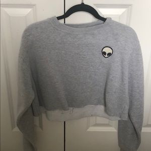 Brandy Melville cropped sweatshirt